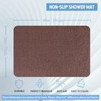 Hargiis Non-Slip Bathtub Mat, Anti Slip Shower Mat, Fast Drying Bathtub Mats - Image 2
