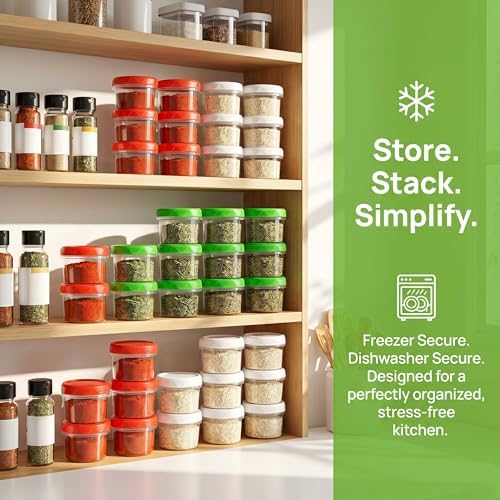 EONJOE 4oz Airtight Plastic Food Storage Containers - Image 5
