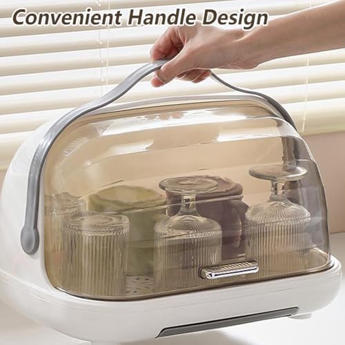 Baby Bottle Drying Rack with Cover, Portable Baby Bottle Storage Organizer - Image 5