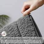 GRANNY SAYS Grey Bathroom Rugs Set 2 Piece, Non Slip Microfiber Bath Mats - Image 6