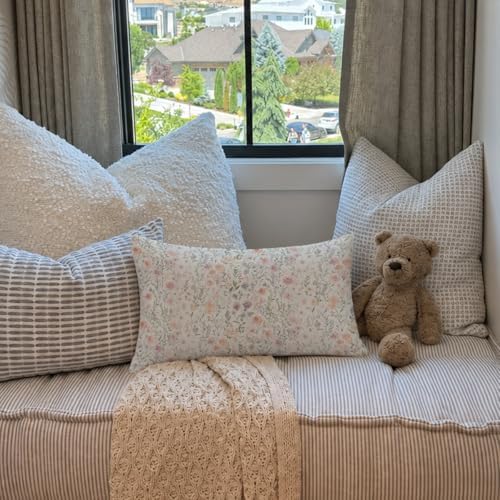 Floral 12x20 Pillow Cover, Wildflower Nursery Girls Room Decor - Image 3