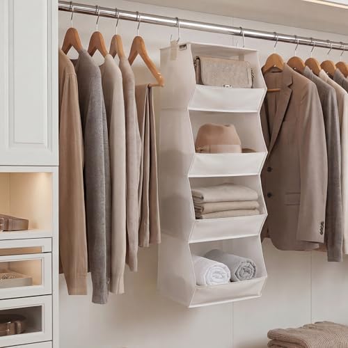 StorageWorks Basics Hanging Closet Organizer, Foldable Storage Organizer - Image 2