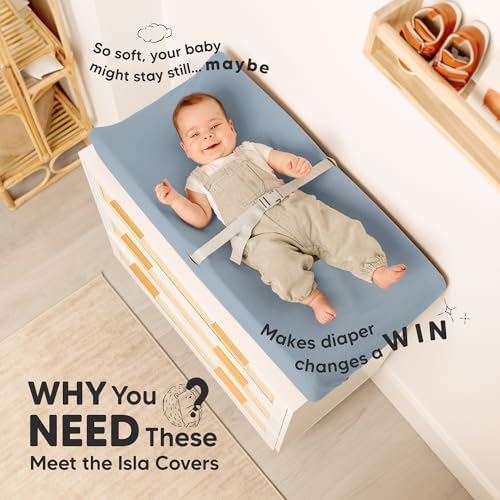 2-Pack Baby Changing Pad Cover for Girl - Image 2