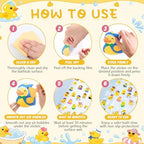 Fullhawl 30 Pcs Rubber Duck Non Slip Shower Stickers, Bathtub Safety - Image 3