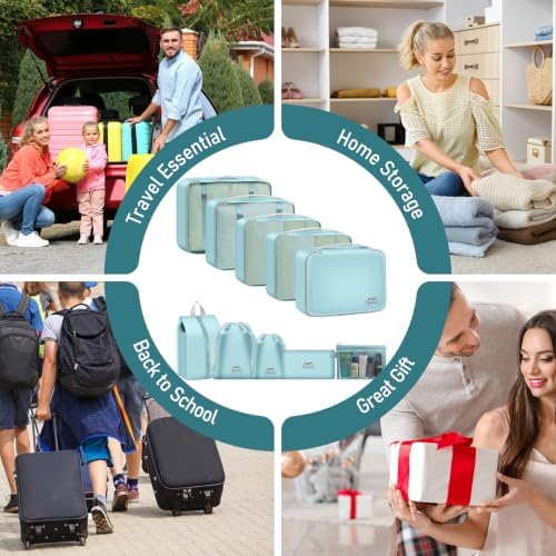 Packing Cubes for Travel 10 Set Luggage Organizer Bags - Image 7