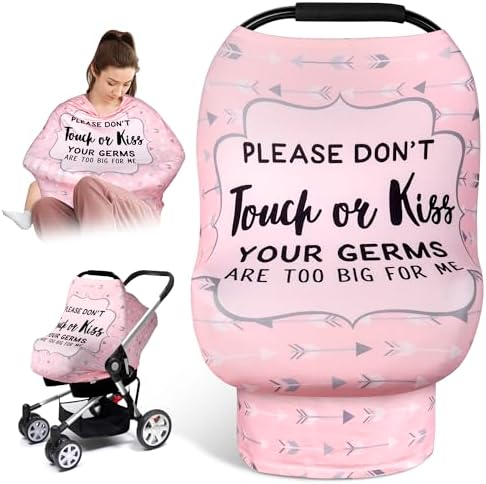 Metplus Baby Car Seat Cover, No Touch Sign Carseat Canopy & Nursing Covers by Metpus
