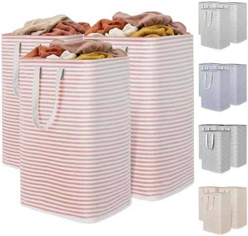 Lifewit 80L Large Laundry Baskets, 3 Pack, Reinforced Handles by Lifewit