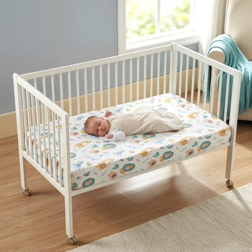 Baby Crib Sheets 2 Pack for Boys and Girls Fit for Standard Crib Toddler - Image 6
