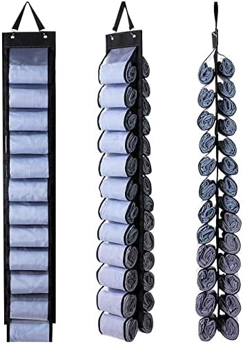 DHSFKBE Legging Organizer, Foldable Hanging Closet Organizer by DHSFKBE