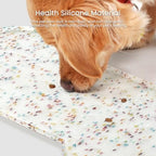 PWTAA Dog Food Mat Anti-Slip Silicone Dog Bowl Mat Thicker Pet Placemat - Image 6