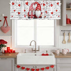 Vandarllin Valentine's Day Kitchen Curtains Valances - Image 2