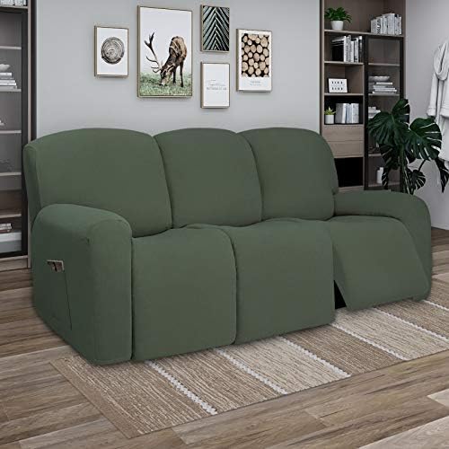 PureFit Super Stretch 3 Seats Recliner Sofa Couch Cover - Image 2