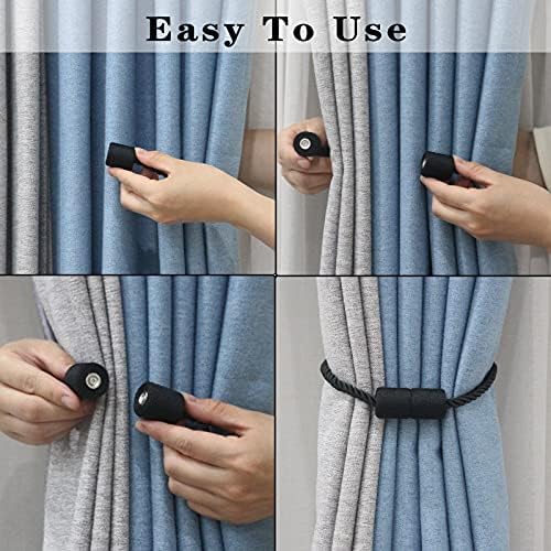 Magnetic Curtain Tiebacks Holdbacks Decorative Tie Backs - Image 4