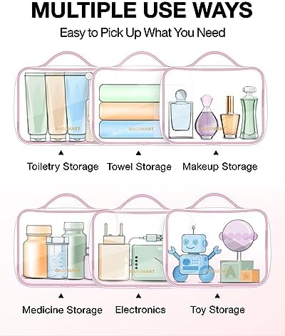 BAGSMART Clear Toiletry Bag - Image 5