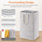 Lifewit 75L Large Laundry Baskets, 2 Pack, Reinforced Handles - Image 4