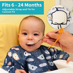 3 Pcs Long Sleeved Bib Set|Baby Waterproof Bibs - Image 4