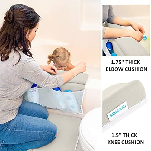 Bath Kneeler with Elbow Rest Pad Set, 1.75 inch Thick Kneeling Pad and Elbow - Image 5