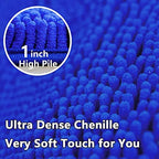 Bathroom Rugs Sets 2 Piece, Extra Soft Chenille Bath Mat Ultra Absorbent - Image 5