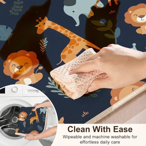 Basumee Splat Mat for Under High Chair, Waterproof & Mess-Proof Floor Mat - Image 3