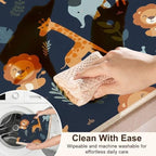 Basumee Splat Mat for Under High Chair, Waterproof & Mess-Proof Floor Mat - Image 3