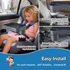 Car Seat Tray for Toddlers, Kids Travel Snack Tray for Road Trips - Image 4