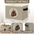 Boy Nursery Boxing Glove Foldable Storage Bins Box - Image 6