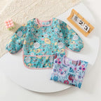 3 Pack Long Sleeve Bib, Baby Smock - Image 2