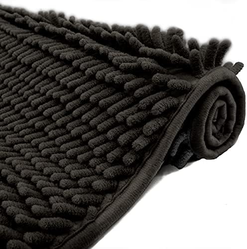 Chenille Bath Mat Non-Slip Microfiber Floor Mat Baby Bath Mat by Eanpet
