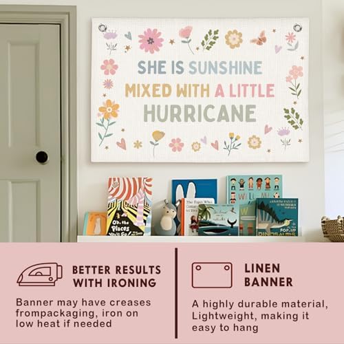 Lacama Little Girl Room Wall Decor, Nursery Decor - Image 6