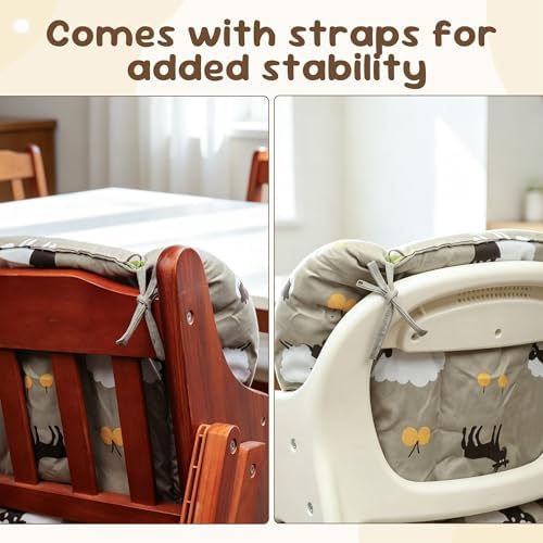 Kocpudu High Chair Cushion, High Chair Pad, Seat Cushion - Image 5