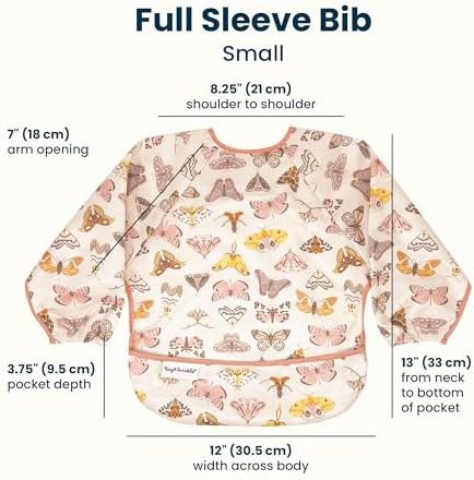 Tiny Twinkle Long Sleeve Bib for Babies & Toddlers | Waterproof Smock Bib for - Image 6