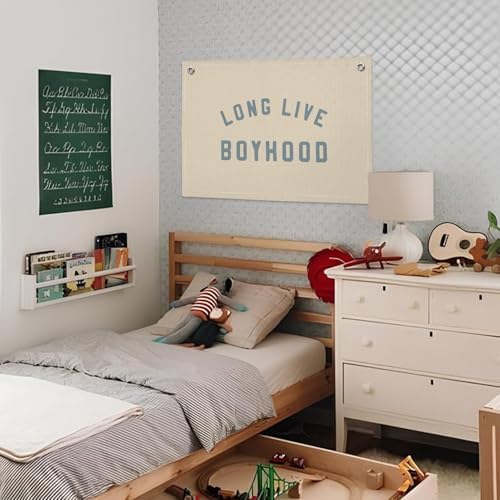 Boys Room Decor, Long Live Boyhood Banner, Toddler Boy Room Decor - Image 2