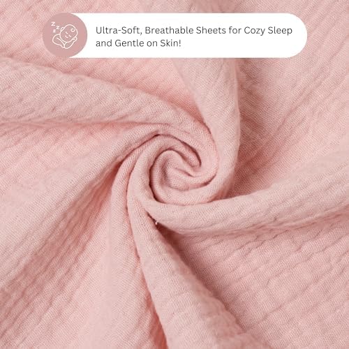 Muslin Bassinet Sheets for Maxi Cosi Iora, Delta Children, Munchkin Brica - Image 7