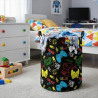 Baby Laundry Basket Baby Nursery Hamper Kids Laundry Basket Toy Storage Bin - Image 6