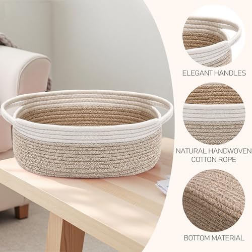 JMvicyroam Small Woven Basket, Empty Gift Basket - Image 3