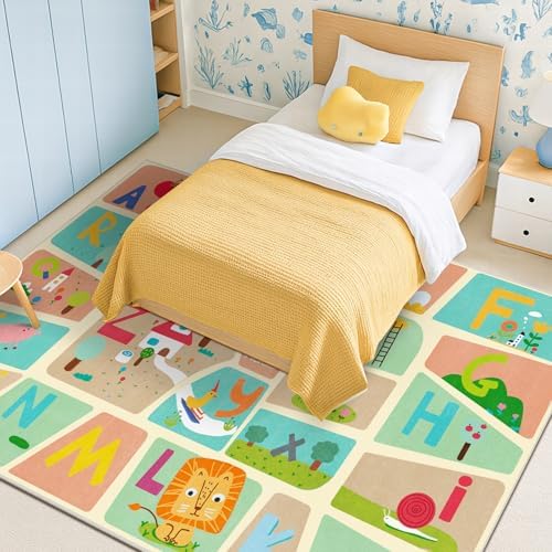 Huge ABC Alphabet Classroom Rugs Elementary – 9x12 School Rug - Image 5