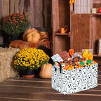 Halloween Box Hamper Storage Basket Collapsible Organizer Bin Gift Shelf Baskets - Image 4