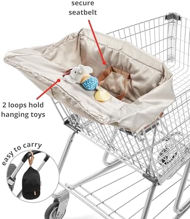 Skip Hop Baby Shopping Cart Cover & Baby High Chair Cover 2-in-1 - Image 2