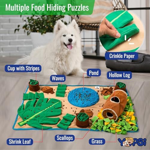 Snuffle Mat for Dogs Large Breed 39.4''x23.6''- Interactive Dog Toys for Boredom - Image 2