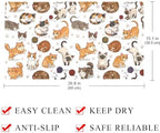 Bathtub Mat Non Slip 26.8x15.1 Inch, Cats Paws Shower Mat - Image 4