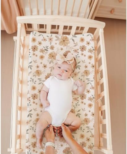 Konssy 2 Pack Muslin Changing Pad Covers - Image 3