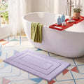 GRANNY SAYS Lavender Bathroom Rug 16" x 24", Non-Slip Microfiber Bath Mat by GRANNYSAYS
