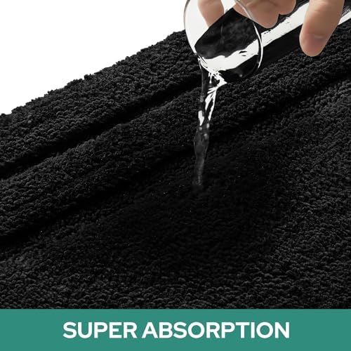 HOMEIDEAS Bathroom Rugs Sets 2 Piece, Super Soft and Absorbent Non Slip - Image 4