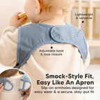 KeaBabies Waterproof Bibs for Baby Girl, 2-pk Lightweight - Image 3