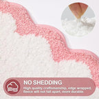 ORTIGIA Small Cute Scalloped Bath Mat, Bathmat - Image 6