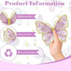 Harloon 50 Pcs Butterfly Paper Placemats - Image 3
