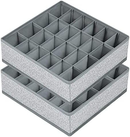 Joyoldelf Sock Drawer Organizer Underwear Organizer, 24 Cell Collapsible Closet by APPRECIATELIFERELAXYOURSOUL