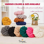 Uvvyui Knot Pillows, 14 Inch Decorative Throw Pillows Round Pillows Cushion - Image 6