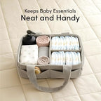 PUTSKA Baby Diaper Caddy Organizer, Nursery Basket - Image 6
