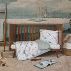 Little Unicorn Toddler Bedding 3-Piece Set | Includes Comforter, Crib Sheet & - Image 7
